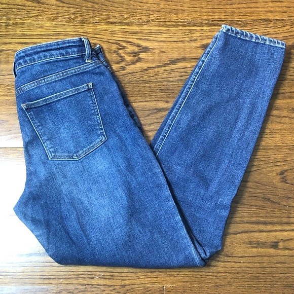 ACNE STUDIOS Women Blue ‘SKIN 5 USED BLUE’ Skinny Low Rise Jeans Sz 27/32 - Picture 6 of 16